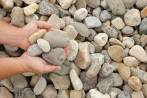 1 - 3 Delaware River Stone - sold per ton — Timothy's Center for Gardening