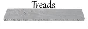 Appalachain Grey Tread Treads And Pillar Caps