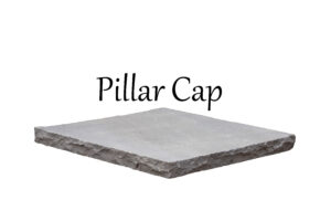 Appalachian grey pillar cap 1 Treads And Pillar Caps