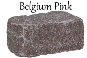 Belgium block regular pink Natural Stone Landscape Edgers