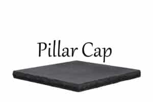 Black Sandstone Pillar Cap Treads And Pillar Caps
