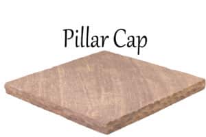 Brownstone Pillar Cap 4 Treads And Pillar Caps