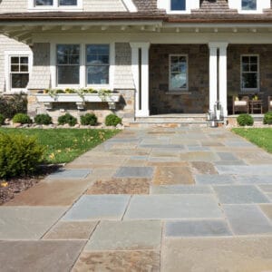 bluestone full color natural cleft patterned paving 3 Flagstone-Cut Natural Stone