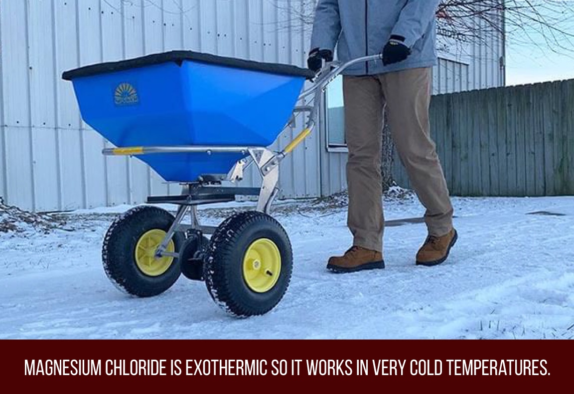 magnesium chloride is an exothermic ice melt