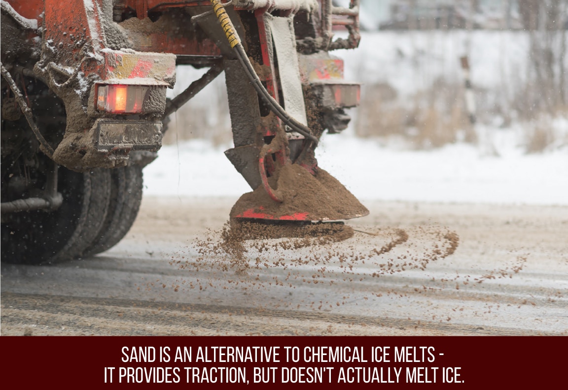 some ice melts might cause chemical burns on your pets paws