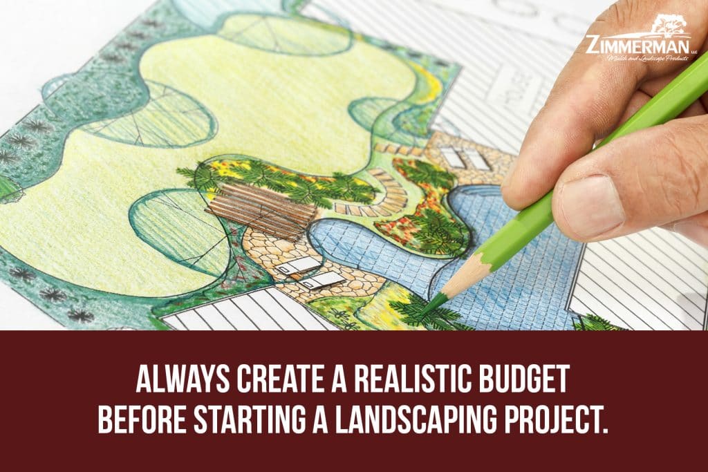 creating a budget for your landscaping project