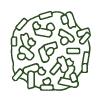 pellets in a glob icon