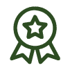 ribbon star icon
