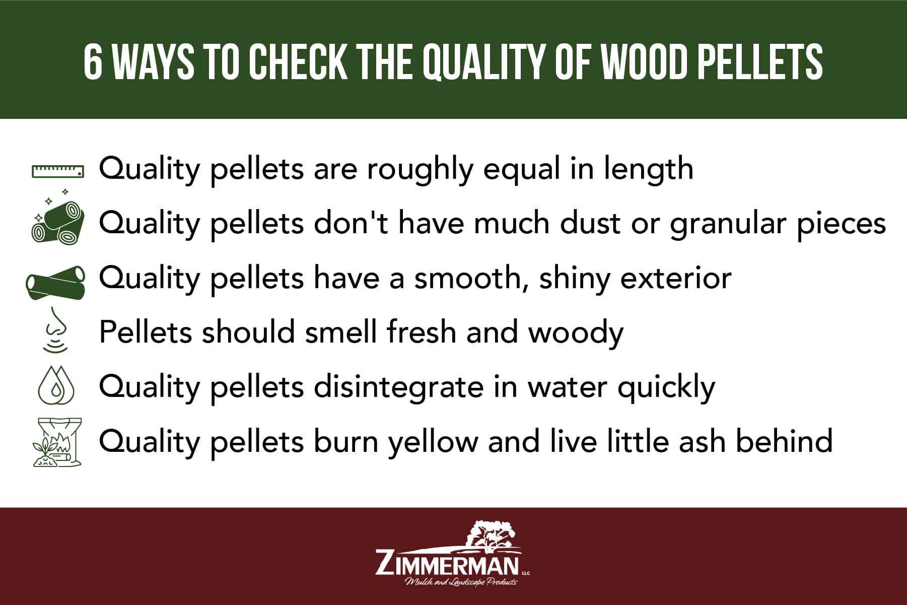 six ways to check the quality of wood pellets