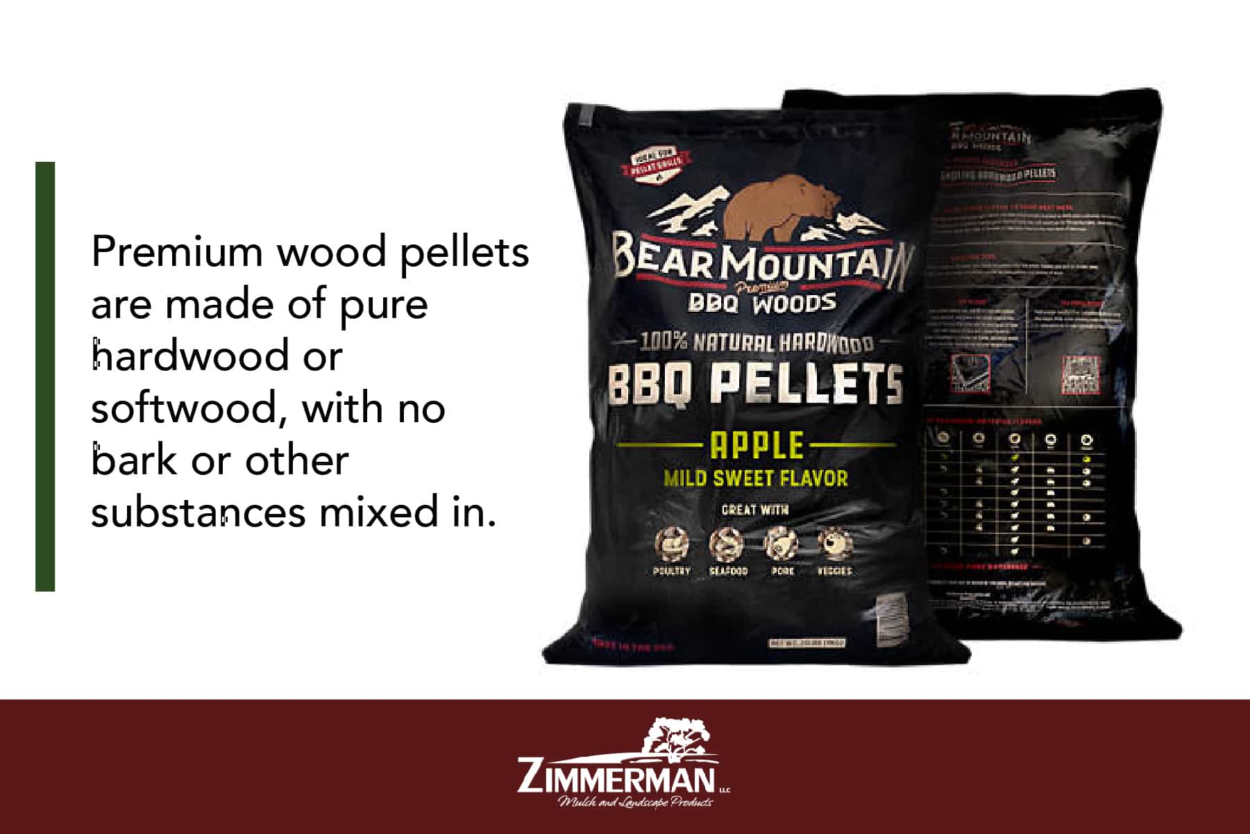 premium wood pellets are made from pure hardwood or softwood, without bark or other substances