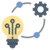 light bulb cycle illustration